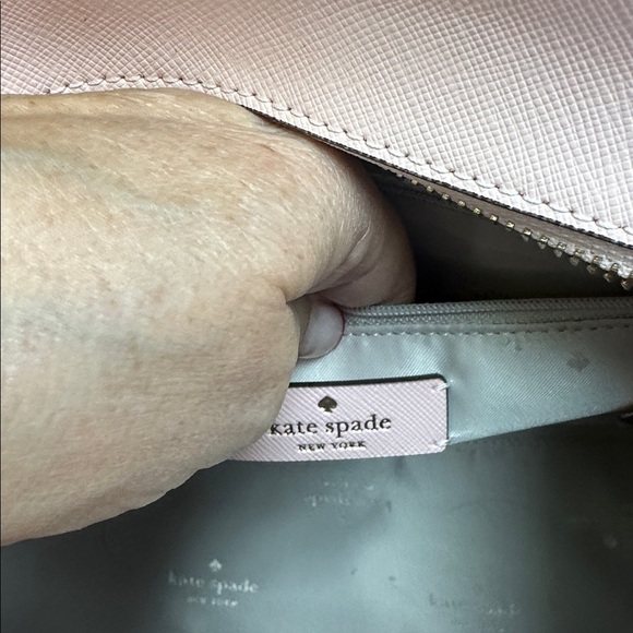 Kate Spade New York Pink Leather Satchel Crossbody - Picture 7 of 10